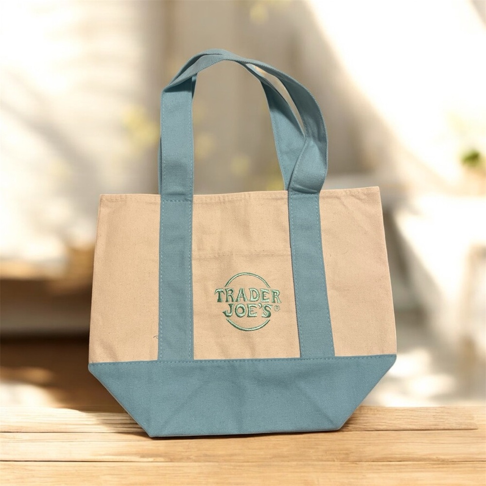 NWOT Trader Joe’s MINI canvas Tote Bag